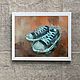 Oil Painting Sneakers Shoes Interior Painting Gift for a Man. Pictures. Lana Zaitceva. My Livemaster. Фото №4