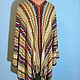 Винтаж: СУПЕР-ЛЮКС! ПОНЧО.НАКИДКА ОРИГИНАЛ.MISSONI.ИТАЛИЯ.ШЕРСТЬ .117Х132. Свитера винтажные. Винтажный шик.. Ярмарка Мастеров.  Фото №6
