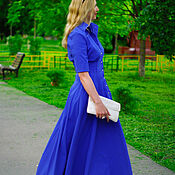 Одежда handmade. Livemaster - original item Dress - shirt with a long skirt in 