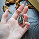 Green agate in a copper frame Copper pendant with agate drop Pendant. Pendant. Strangell Jewelry. My Livemaster. Фото №6