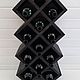 Wine rack 'Sota' for 14 bottles in wenge color. Shelving. Color Wood. My Livemaster. Фото №6
