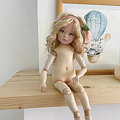Boudoir doll: a head for a textile doll