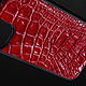 Order Crocodile Skin Case for iPhone 12Promax IMA8102R. CrocShop. Livemaster. . Case Фото №3
