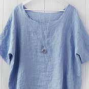 Одежда handmade. Livemaster - original item Oversize blouse with open edges. Handmade.