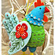 Easter decoration Rooster made of felt. Christmas decorations. chehovchanki. Online shopping on My Livemaster.  Фото №2