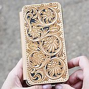 Сумки и аксессуары handmade. Livemaster - original item Phone case with embossed. Handmade.