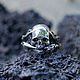 Silver men's skull ring 'Ghost rider'. Rings. Unusual Gemstone Jewelry. My Livemaster. Фото №5
