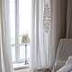 Boho linen double-layered curtains with embroidery, Curtains1, Orel,  Фото №1