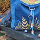 Textile backpack 'Autumn fox'. Backpacks. Julia Linen tale. My Livemaster. Фото №4