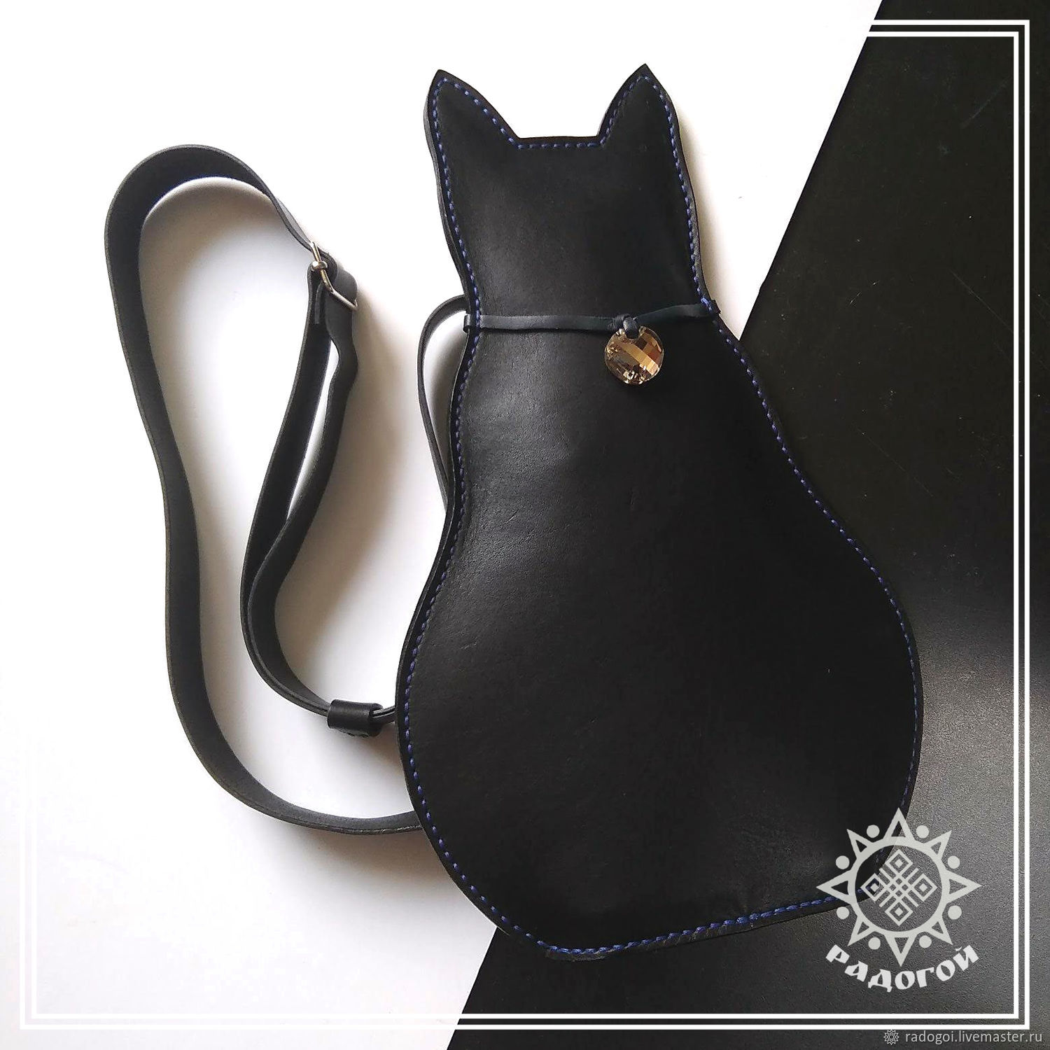 Сумка через плечо: Чёрная кошка купить в интернет-магазине Ярмарка ...