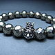 Bracelet pyrite ' lion King'. Bead bracelet. Beautiful gifts for the good people (Alura-lights). My Livemaster. Фото №5