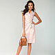 Order Summer dress with the smell of pink linen Powder, linen vest dress. mozaika-rus. Livemaster. . Dresses Фото №3