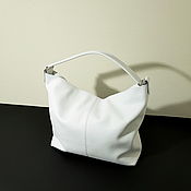 Сумки и аксессуары handmade. Livemaster - original item The bag is white, soft, feminine.To buy a leather bag.. Handmade.