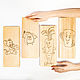Cutting boards made of Siberian cedar with engraving 4 pcs. RDN21. Cutting Boards. ART OF SIBERIA. My Livemaster. Фото №5
