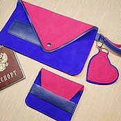 Сувениры и подарки handmade. Livemaster - original item Valentine`s Day Gift Clutch Envelope Wallet Phone Case. Handmade.