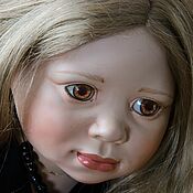 Винтаж: Кукла фарфоровая Изумруд роскошь в стиле ретро фото модель