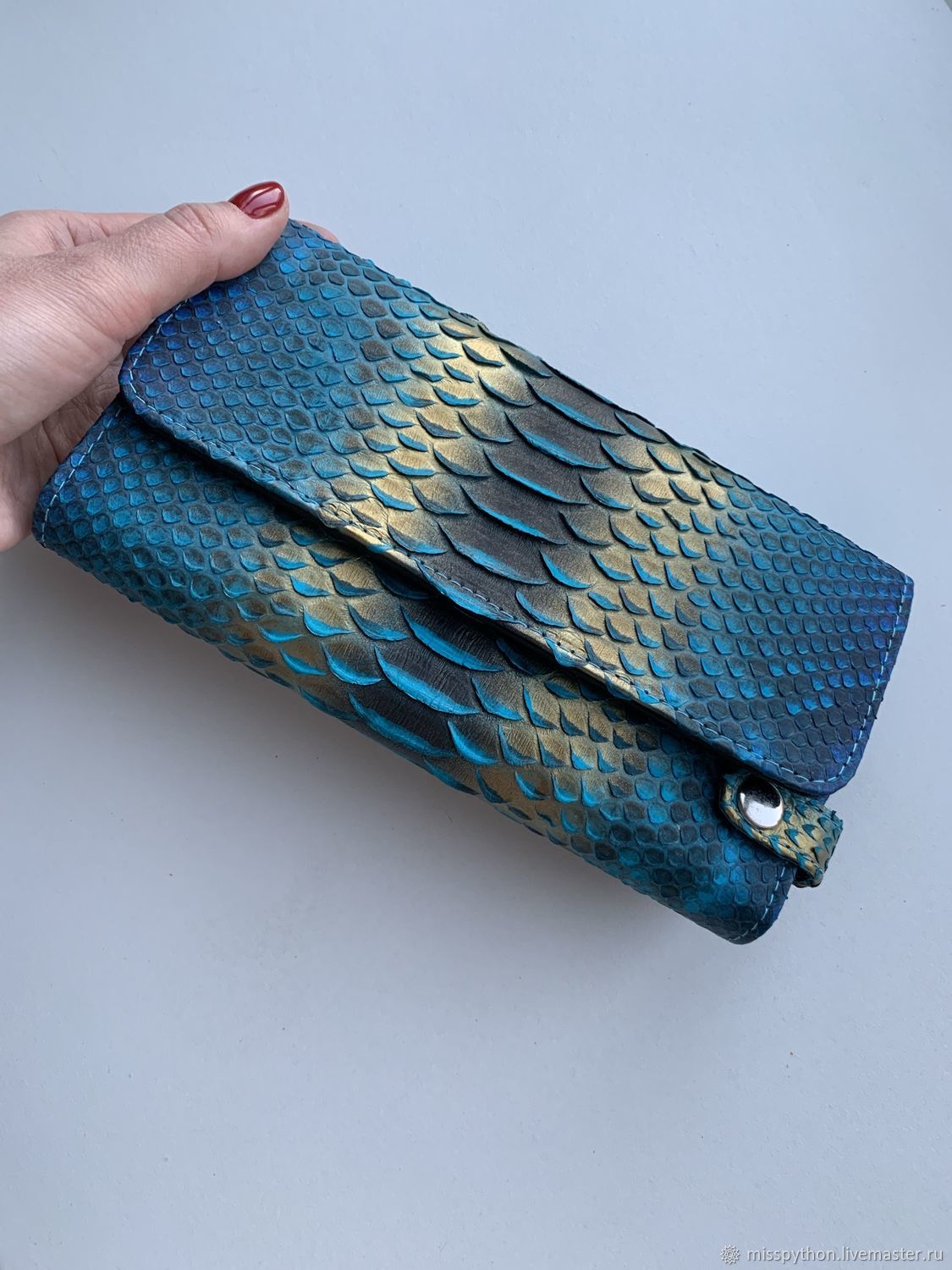 The wallet is made of Python skin, Wallets, Izhevsk,  Фото №1