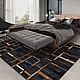  ковёр ручной работы из шкур коровы. Ковры для дома. Luxury Patchwork. Ярмарка Мастеров.  Фото №4