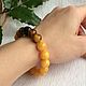 Bracelet from Baltic amber, 10,5 mm. Bead bracelet. Mark Amberstein, sale amber products. My Livemaster. Фото №4