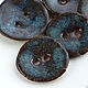 Ceramic buttons 'Blue'. Buttons. TinaRita. My Livemaster. Фото №5