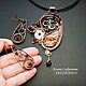 Колье "Птица Гранатового Сада". Колье. JazzBijoux ДжазБижу (Елена Сафронова). Ярмарка Мастеров.  Фото №8