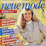 Материалы для творчества handmade. Livemaster - original item Neue Mode 2 Magazine 1982 (February). Handmade.