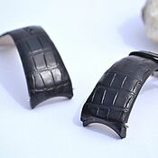 Украшения handmade. Livemaster - original item Watchband crocodile leather. Handmade.