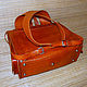 Leather satchel ' BIG RED '. Backpacks. NETABUKVA. My Livemaster. Фото №5