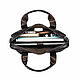 Портфель из натуральной  кожи зернистой кожи. Портфель. Camelbags. Ярмарка Мастеров.  Фото №4