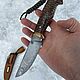 Hunting knife 'Cleaver' Damascus steel. Knives. zlathunter. My Livemaster. Фото №4