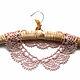 Crocheted collar in the color of a dusty rose openwork 6 cm wide. Collars. BarminaStudio (Marina)/Crochet (barmar). My Livemaster. Фото №5
