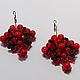 Order Earrings "Summer berries" garnet, red corral. Galina Svetlova. Livemaster. . Earrings Фото №3