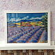 Order Pastel painting Lavender Field. Pictures for the soul. Livemaster. . Pictures Фото №3