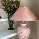 Table lamps, 'Blooming peonies', porcelain, England. Vintage lamps. Dutch West - Indian Company. My Livemaster. Фото №6