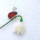 Brooch 'Cow on a snowdrop', Brooches, Irbit,  Фото №1