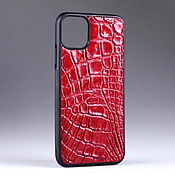 Сумки и аксессуары handmade. Livemaster - original item Crocodile Skin Case for iPhone 12Promax IMA8102R. Handmade.