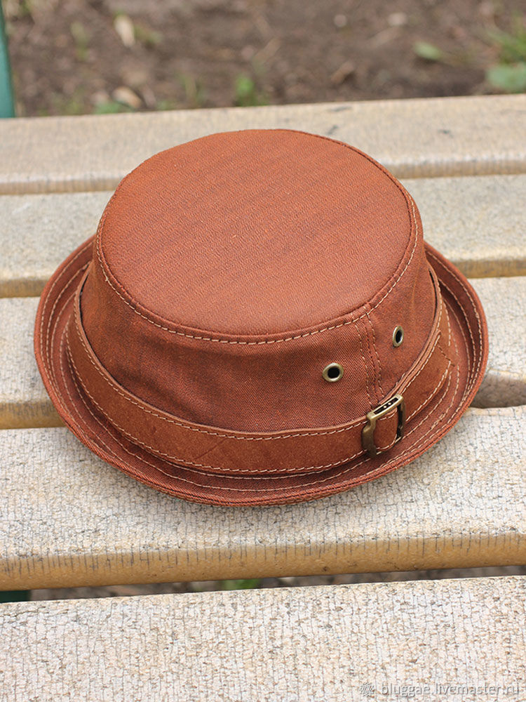 leather pork pie bucket hat PPH-20 