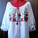 Women's embroidery 'Polyanka' ZHR4-026, Blouses, Temryuk,  Фото №1