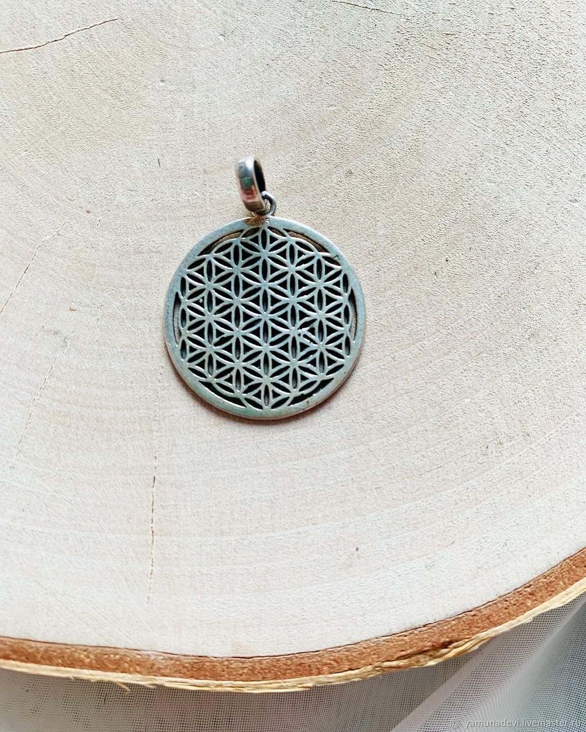 ПОДВЕСКА КУЛОН «ЦВЕТОК ЖИЗНИ» СЕРЕБРО 925 пробы купить в интернет ...