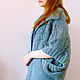  кардиган из шерсти серого цвета длинный. Кардиганы. Sweater Star Вязание на заказ.. Ярмарка Мастеров.  Фото №9
