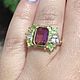 Order Ring with red Tourmaline. serebro-i-kamni-1. Livemaster. . Rings Фото №3