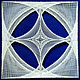 Серебра - плетённая картина из ниток и гвоздей, Стринг-арт, Орел,  Фото №1