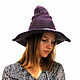Purple hat for Halloween. Carnival Hats. STUDIO-FELT Katerina Alekseeva. Online shopping on My Livemaster.  Фото №2