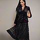 Elegant black skirt ' Lace squares', Skirts, Vinnitsa,  Фото №1