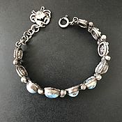 Украшения handmade. Livemaster - original item The Crab Bracelet. Silver and turquoise.. Handmade.