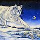 Картины: "Снежный кот"