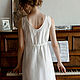 Order Emmanuelle silk cambric nightgown. Delicate Clothing Store (Daria). Livemaster. . Nightdress Фото №3