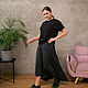 Black floor length skirt 4 wedges striped. Skirts. NATALINI. My Livemaster. Фото №13