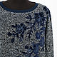 Jersey Jumper with embroidery blue, Jumpers, Novosibirsk,  Фото №1