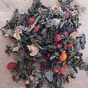 Сувениры и подарки handmade. Livemaster - original item Herbal tea made from fermented rosehip leaf with berries. Handmade.